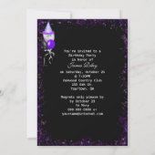 Anniversaire Année 1920 Invitation (Dos)