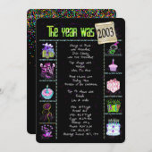 Anniversaire Année 2003 Invitation (Devant / Derrière)