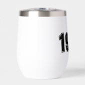 Anniversaire Année, coutume noire typographie à la (Avant)