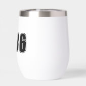 Anniversaire Année, coutume noire typographie à la (Arrière)