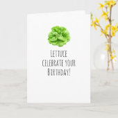 Anniversaire, Anniversaire, Lettuce Carte (Fleur jaune)
