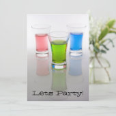 Anniversaire / Bachelor Party Invitation (Debout devant)