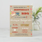 ANNIVERSAIRE BBQ PARTY INVITATION | TOUT ÂGE (Debout devant)