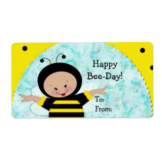 Anniversaire Bee Cadeaux Étiquettes