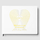 Anniversaire blanc Gold Foil (Recto)