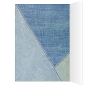 Anniversaire Blue Denim Heart (Intérieur (Gauche))