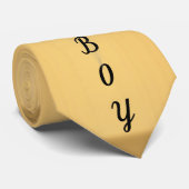 ANNIVERSAIRE BOY BALLOON GOLD CRAVATE (Roulé)