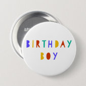 Anniversaire Boy Pin Badge Accessoire C'est mon an (Devant & derrière)