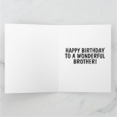 ANNIVERSAIRE BROTHER CAT PIZZA LIVRAISON CARTE DE (Intérieur)