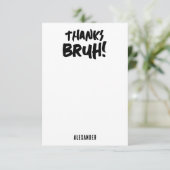 Anniversaire Bruh Boy's adolescent Ado Boy Merci (Debout devant)