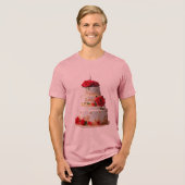 Anniversaire Cake Art conçoit des T-shirts (Recto plein)