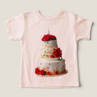 Anniversaire Cake Art conçoit des T-shirts