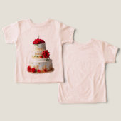 Anniversaire Cake Art conçoit des T-shirts (Design Recto & Verso)