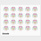 Anniversaire Cake Banner stickers (Feuille)