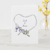 Anniversaire Careur de ruban avec carte de fleurs (Fleur jaune)