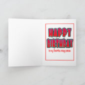 Anniversaire, Carte Ami (Intérieur)