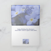 Anniversaire - carte de voeux de Bluettes (Intérieur)