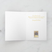 Anniversaire - carte de voeux de lapin et de (Intérieur)