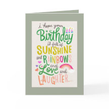 Anniversaire, Carte de voeux, Vertical