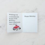 Anniversaire Carte G : 6 Anniversaire (Intérieur)