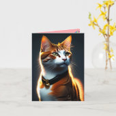 Anniversaire Chat Maman Meilleur Carte photo pour (Fleur jaune)