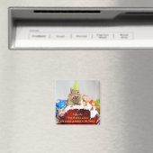 Anniversaire Chipmunk Magnet (In Situ (Lave-vaisselle))