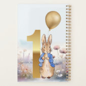 Anniversaire classique de lapin de premier (Dos)