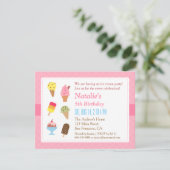 Anniversaire Coloré, Cartes d'invitation pour une (Debout devant)