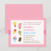 Anniversaire Coloré, Cartes d'invitation pour une (Devant / Derrière)