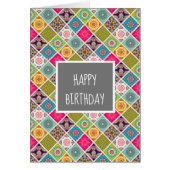 Anniversaire coloré du Mandala marocain (Devant)