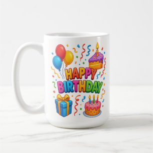 Anniversaire : Confetti Celebration Mug