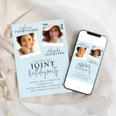 Anniversaire conjoint | 2 Invitation photo