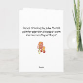 Anniversaire Contentement et Carte de joie (Dos)