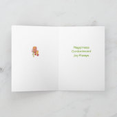 Anniversaire Contentement et Carte de joie (Intérieur)