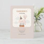 Anniversaire Coupe Premier Anniversaire Invitation (Debout devant)