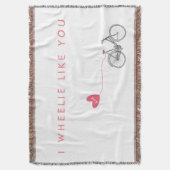 anniversaire d'amour idée cadeau jeter couverture (devant Vertical)