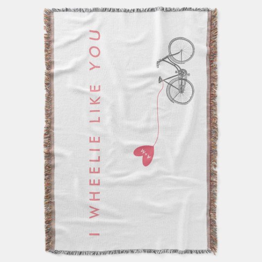 anniversaire d'amour idée cadeau jeter couverture (devant Vertical)