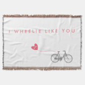 anniversaire d'amour idée cadeau jeter couverture (Devant)