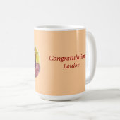 Anniversaire d'anniversaire de tasse de 70 étapes (Devant droit)