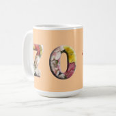 Anniversaire d'anniversaire de tasse de 70 étapes (Devant gauche)