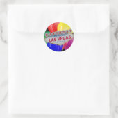 Anniversaire dans le fabuleux Sticker Las Vegas -  (Sac)