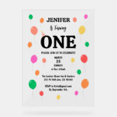 anniversaire de ballon coloré joyeux (Recto)