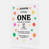 anniversaire de ballon coloré joyeux (Angle)