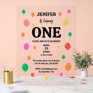 anniversaire de ballon coloré joyeux