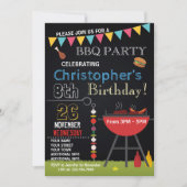 ANNIVERSAIRE DE BARBECUE INVITATION (Devant)