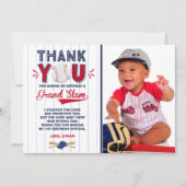 Anniversaire de base-ball de carte de (Devant)