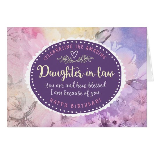 Anniversaire de belle-fille, vous célébrant (Devant horizontal)