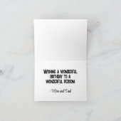 Anniversaire de Cappy - Carte d'anniversaire de Ca (Intérieur)