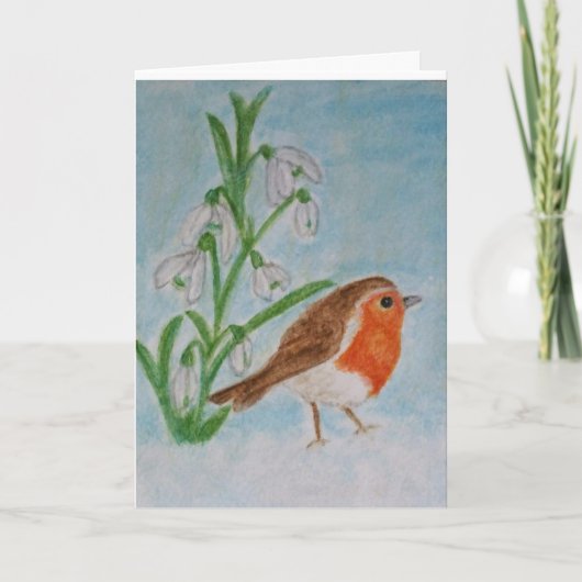 Anniversaire de carte de voeux de Robin de (Devant)