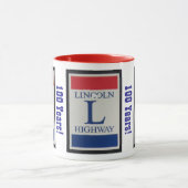 Anniversaire de Cent Ans, Lincoln Hoghway Mug (Centre)